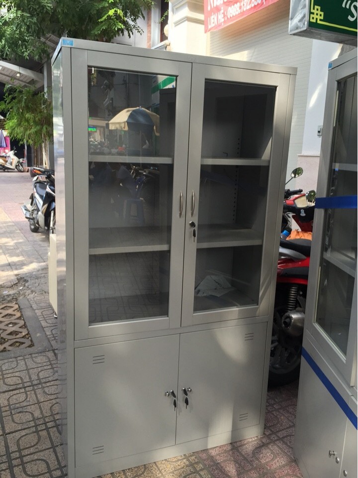 Thanh Lý Tủ Hồ Sơ Sắt Hòa Phát Cũ 1m x 1m8